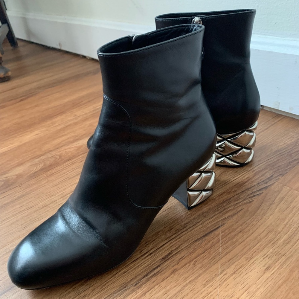 Louis Vuitton leather half boots